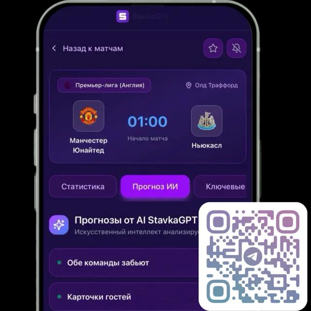 Скриншот приложения StavkaGPT